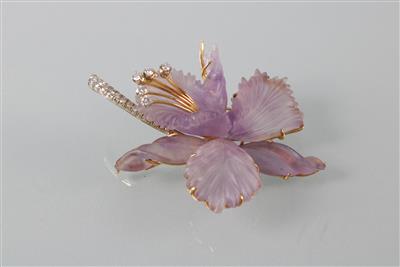 Blütenbrosche - Arte, antiquariato e gioielli
