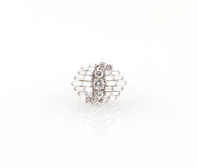 Diamantring zus. ca. 3,50 ct - Kunst, Antiquitäten und Schmuck