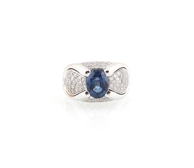 Brillant Saphir Ring - Umění, starožitnosti a šperky