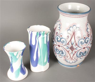 4 Vasen, Wandspiegel - Kunst, Antiquitäten und Schmuck
