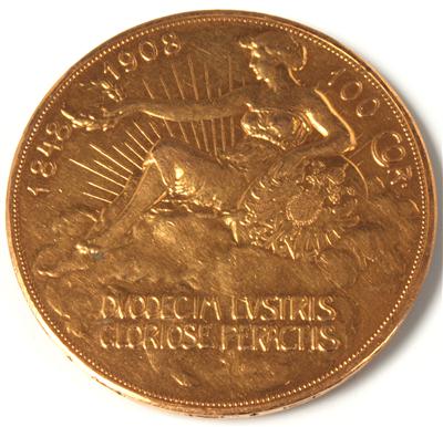 Goldmünze 100 Kronen - Kunst, Antiquitäten und Schmuck