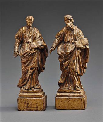 2 Heiligenfiguren, Italien 1. Hälfte 17. Jh. - Um?ní, starožitnosti, šperky