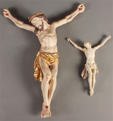 2 Christuskorpusse 19. und 20. Jh. - Kunst, Antiquitäten und Schmuck