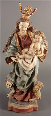 Skulptur "Schutzmantelmadonna" im Barockstil - Kunst, Antiquitäten und Schmuck