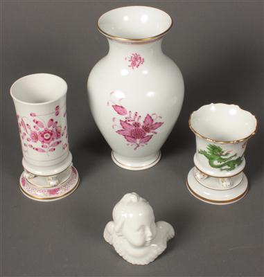Engelskopf, 3 Vasen, Terrine - Kunst, Antiquitäten und Schmuck