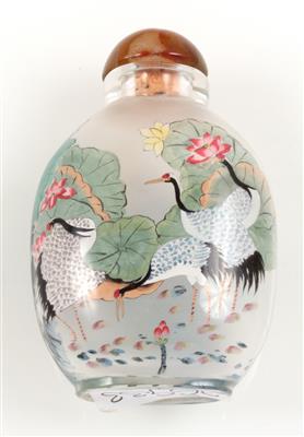 Snuffbottle, - Antiques, art and jewellery