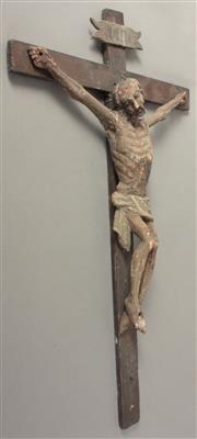 Bäuerliches Kruzifix um 1800 - Arte, antiquariato e gioielli