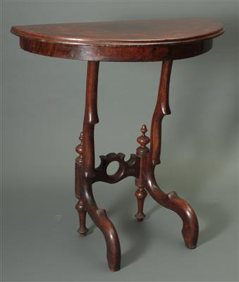 Konsoltisch in halbrunder Form um 1860/70 - Arte, antiquariato e gioielli