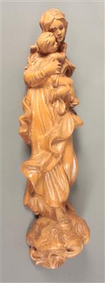 Skulptur "Madonna mit Kind" 20. Jh. - Kunst, Antiquitäten und Schmuck