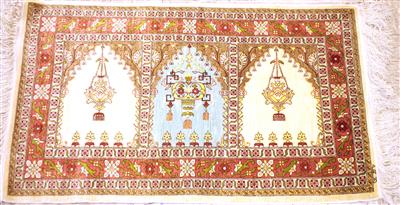 Hereke Seide ca. 56 x 97 cm - Kunst, Antiquitäten und Schmuck