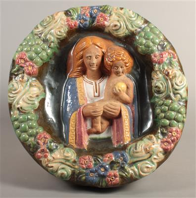 Keramikrelief Anfang 20. Jh. - Kunst, Antiquitäten & Schmuck