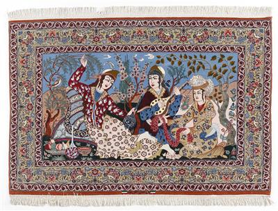 Isfahan ca. 110 x 163 cm - Umění, starožitnosti, šperky