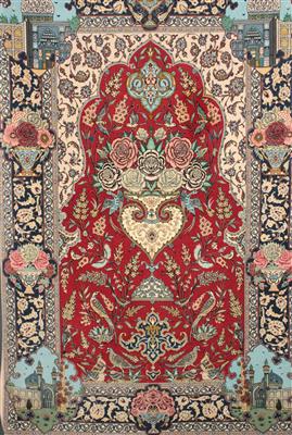 Isfahan ca. 162(170) x 107 cm - Umění, starožitnosti, šperky