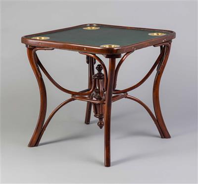 Jugendstil-Spieltisch Thonet Nr. 5 um 1905 - Arte, antiquariato e gioielli