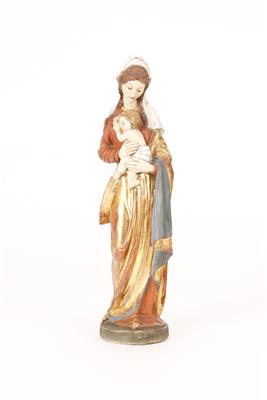 Skulptur "Madonna mit Jesusknaben" - Kunst, Antiquitäten und Schmuck