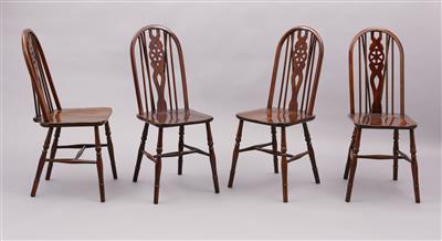 4 Stühle Anfang 20. Jh. im Windsor Stil - Kunst, Antiquitäten und Schmuck