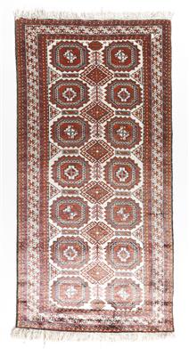 Afghan-Seidenteppich ca. 215 x 107 cm - Umění, starožitnosti, šperky
