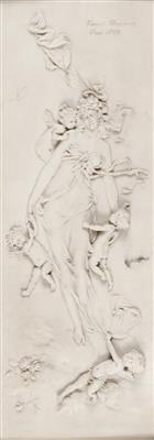2 Reliefbilder nach Francois Duquesnoy 20. Jh. - Umění, starožitnosti, šperky