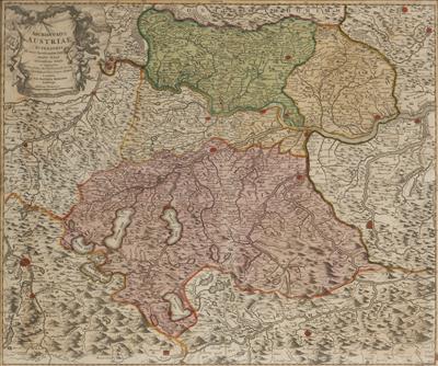 Landkarte AUSTRIAE - Arte, antiquariato e gioielli