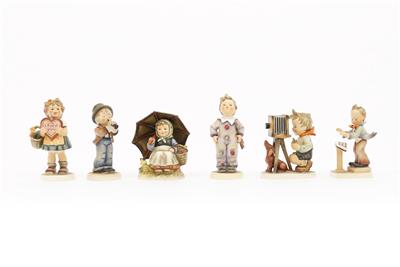 6 Hummel-Zierfiguren - Arte, antiquariato e gioielli