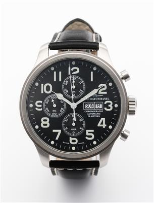Herrenarmbanduhr Zeno Watch Basel, Chronograph - Arte, antiquariato e gioielli