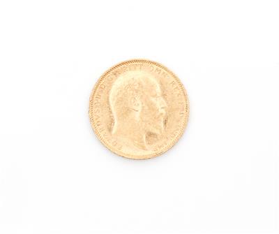 Goldmünze Sovereign - Kunst und Antiquitäten