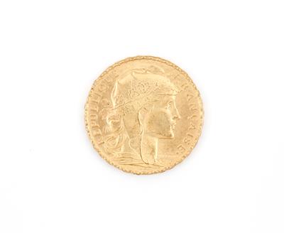 Goldmünze 20 Francs - Umění, starožitnosti, šperky