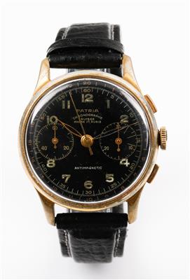 Patria Chronograph um 1950/60 - Umění, starožitnosti, šperky
