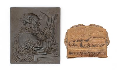 2 Reliefs - Kunst, Antiquitäten und Schmuck