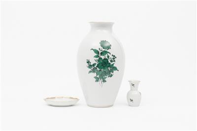 2 Vasen, 1 ovale Schale - Umění, starožitnosti, šperky