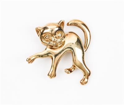 Anhänger "Katze" - Antiques, art and jewellery