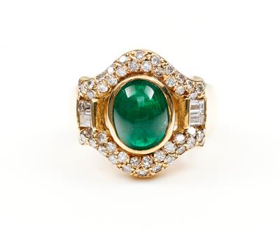 Brillant Diamant Smaragdring - Gioielli, orologi e argenti