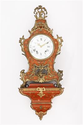 Klassizismus-Pendule mit Konsole um 1800 - Kunst und Antiquitäten