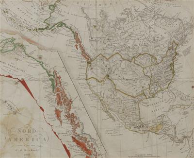 Landkarte "Nordamerika" - Paintings