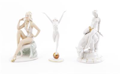 3 Zierfiguren - Antiques and art