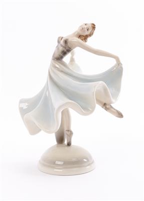 Ballerina, Keramos Wien, 20. Jahrhundert - Kunst und Antiquitäten