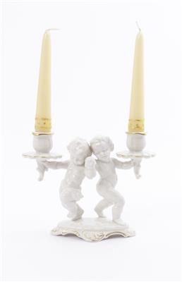 Kerzenleuchter mit tanzenden Putten, Hutschenreuther 20. Jahrhundert - Antiques and art