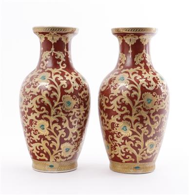 Paar Vasen, China 20. Jh. - Arte e antiquariato