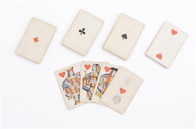 Spielkarten für Rummy, Kanasta, Bridge, C. Titze  &  Schinkay Wien, 2. Hälfte 19. Jahrhundert - Arte e antiquariato