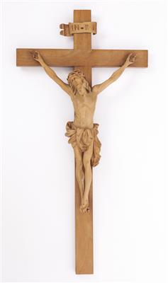 Kruzifix, Gröden Anfang 20. Jahrhundert - Arte e antiquariato