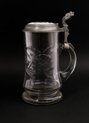 Bierkrug "Hoch lebe der Bäcker", um 1900 - Antiques and art