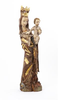 Schöne Madonna im gotischen Stil, 20. Jahrhundert - Arte e antiquariato