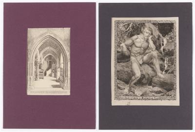 13 Ex Libris, um 1900/1920 - Bilder