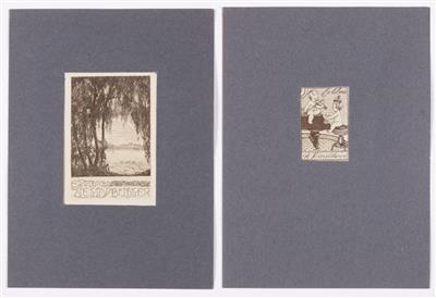 13 Ex Libris, um 1900/1920 - Obrazy