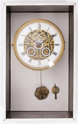 Biedermeier Uhr, teils 1. Drittel 19. Jahrhundert - Kunst und Antiquitäten