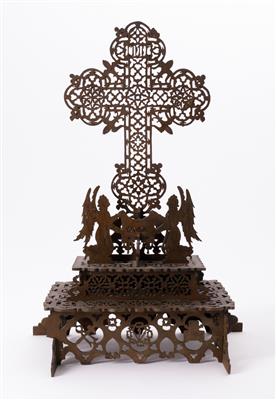 Tischkreuz in neugotischer Stilform, 20. Jh. - Kunst und Antiquitäten