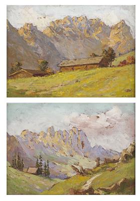 Uher, Mitte 20. Jahrhundert, 2 Bilder: - Paintings