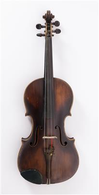 Geige, mit 2 Bögen, um 1900 - Umění a starožitnosti