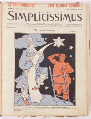 Simplicissimus. Illustrierte Wochenschrift - Kunst und Antiquitäten