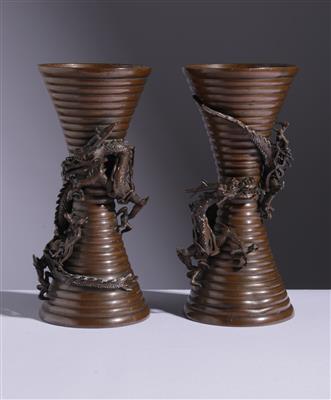 Paar chinesische Vasen - Umění a starožitnosti